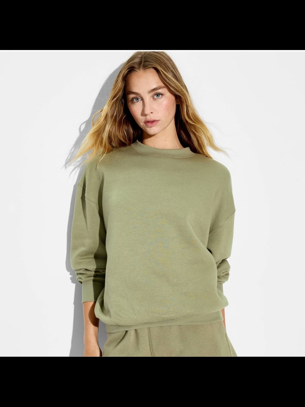 Women's Oversized Pullover Sweatshirt - Wild Fable Dark Taupe M - Picture 2 of 3